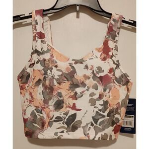 Marika Strappy Sports Bra Watercolor Floral, NWT, SMALL
